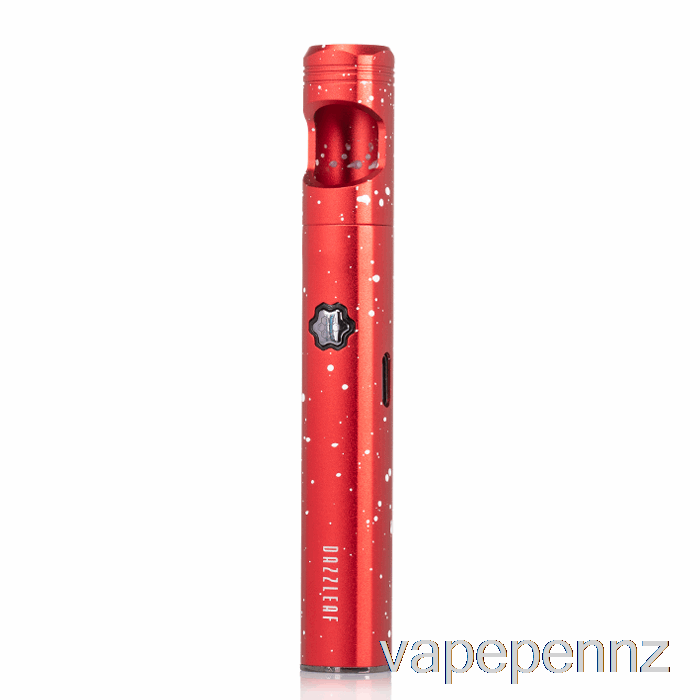 Dazzleaf HANDii VV 510 Thread Battery Red Splatter VAPE NZ